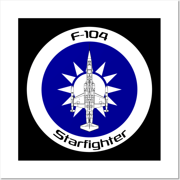 F-104 Starfighter (TW) Wall Art by BearCaveDesigns